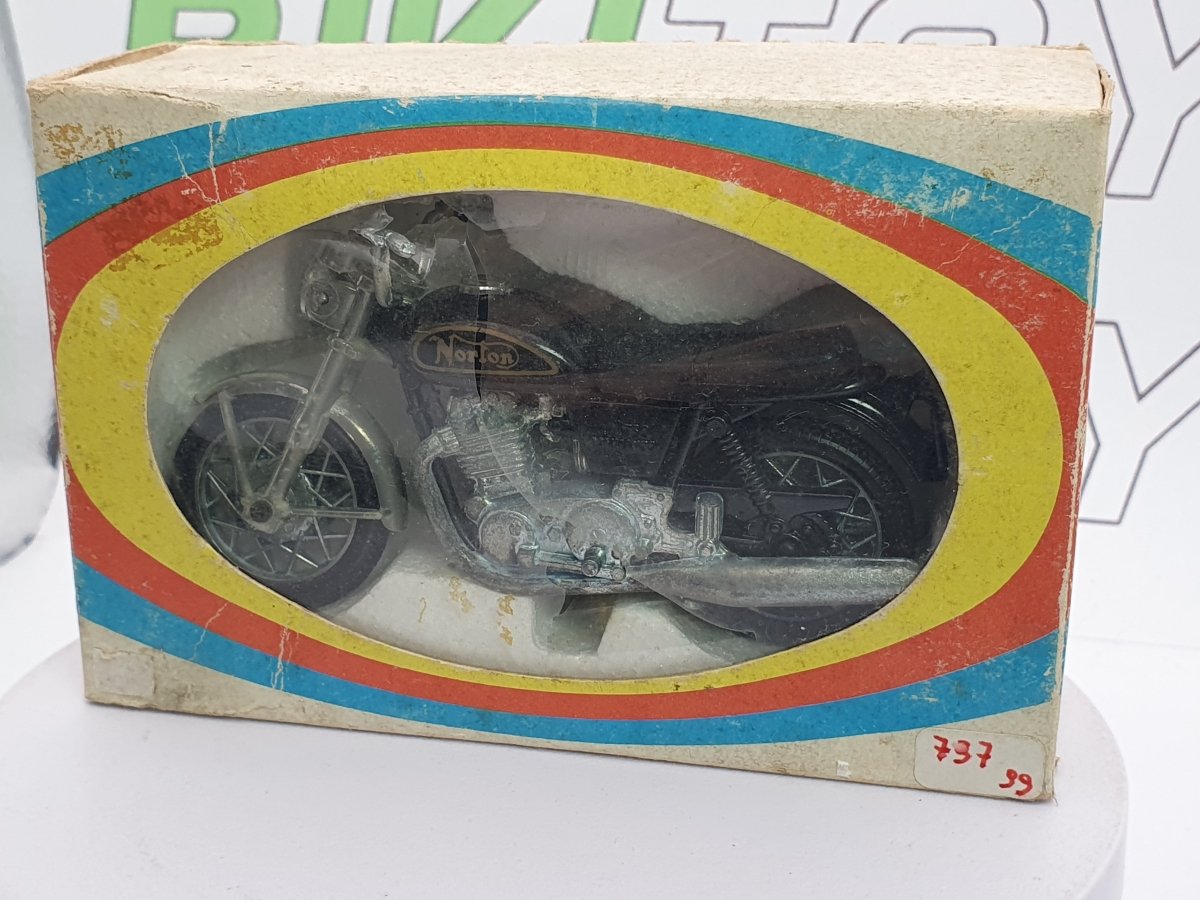 Norton 750 Commando Polistil 1/24 Nero 1968 - RikiToys - Polistil