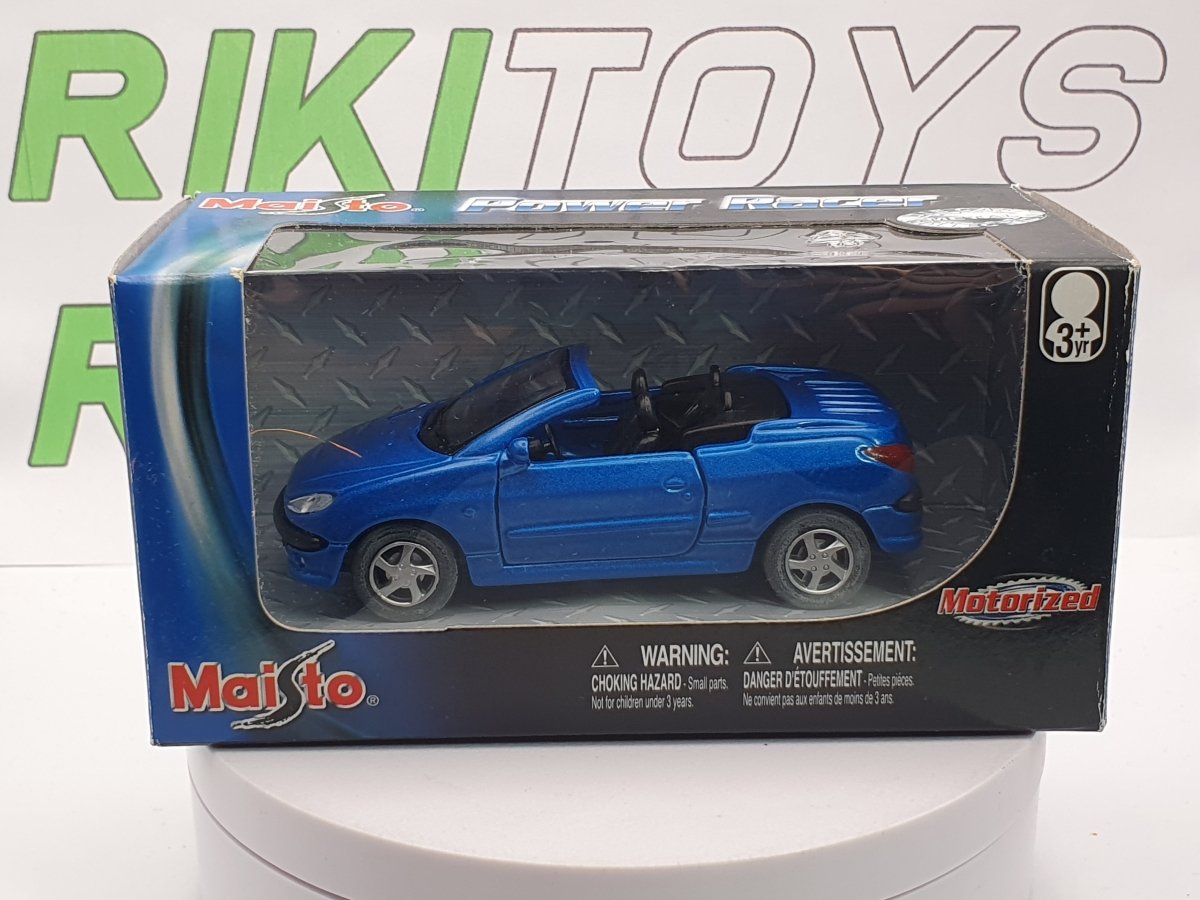 Peugeot 206 CC Maisto 1/40 Blu - RikiToys - Maisto
