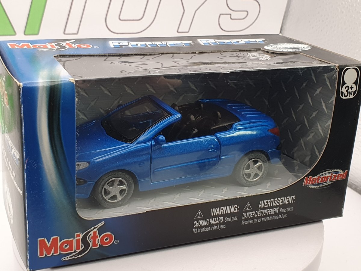 Peugeot 206 CC Maisto 1/40 Blu - RikiToys - Maisto