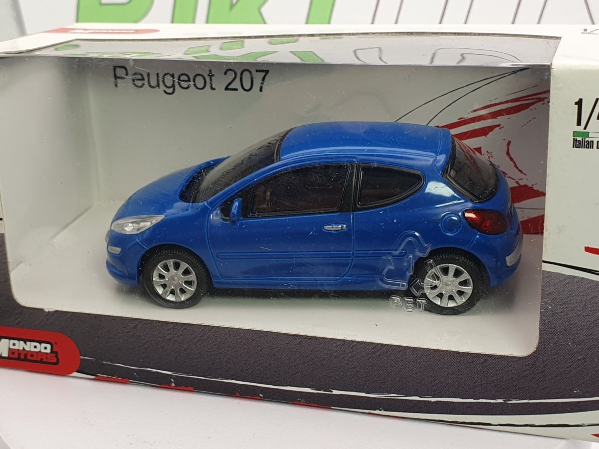 Peugeot 207 Mondo Motors 1/43 Blu - RikiToys - Mondo Motors