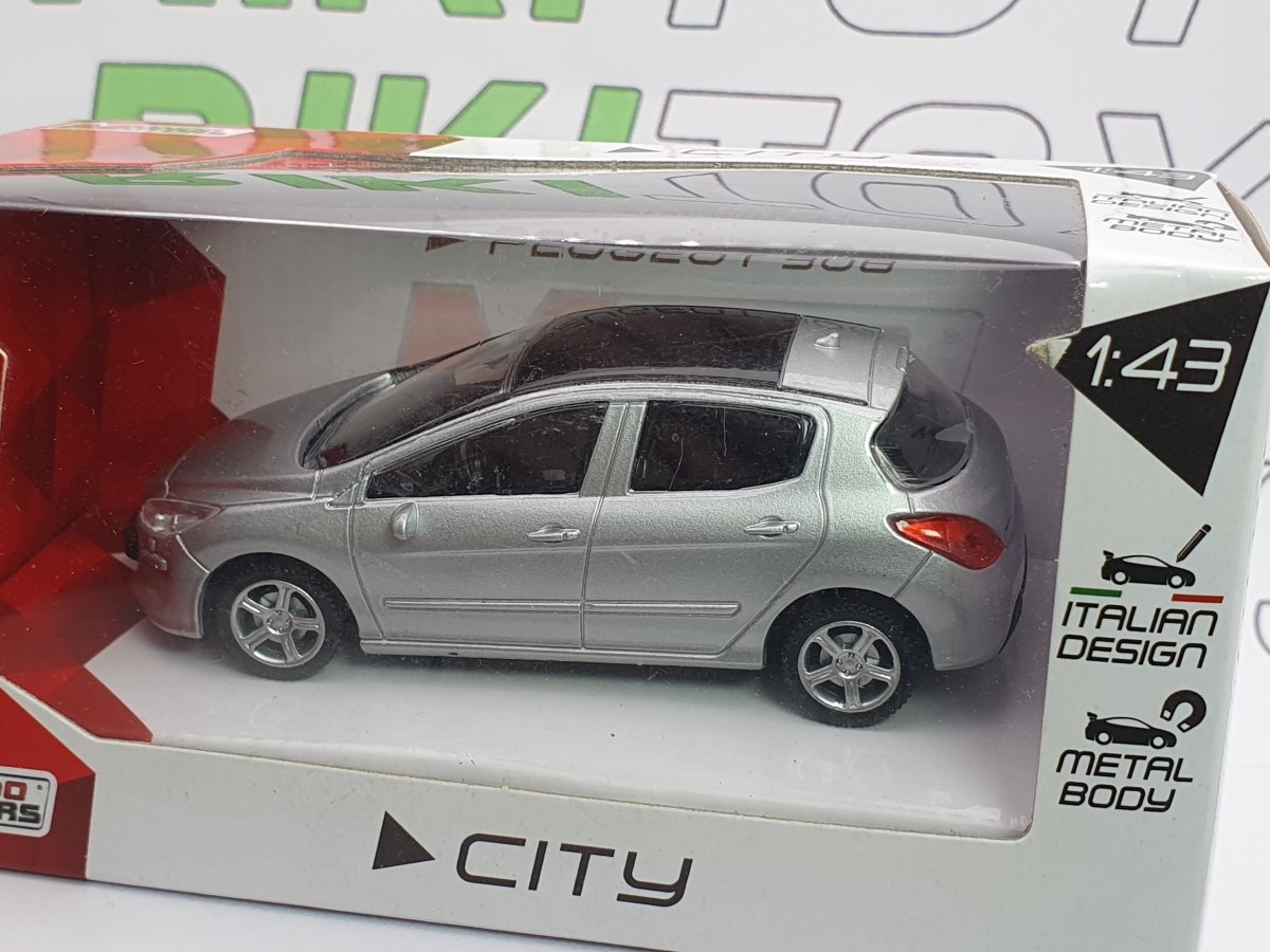 Peugeot 308 MondoMotors 1/43 Argento - RikiToys - MondoMotors
