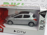 Peugeot 308 MondoMotors 1/43 Argento - RikiToys - MondoMotors