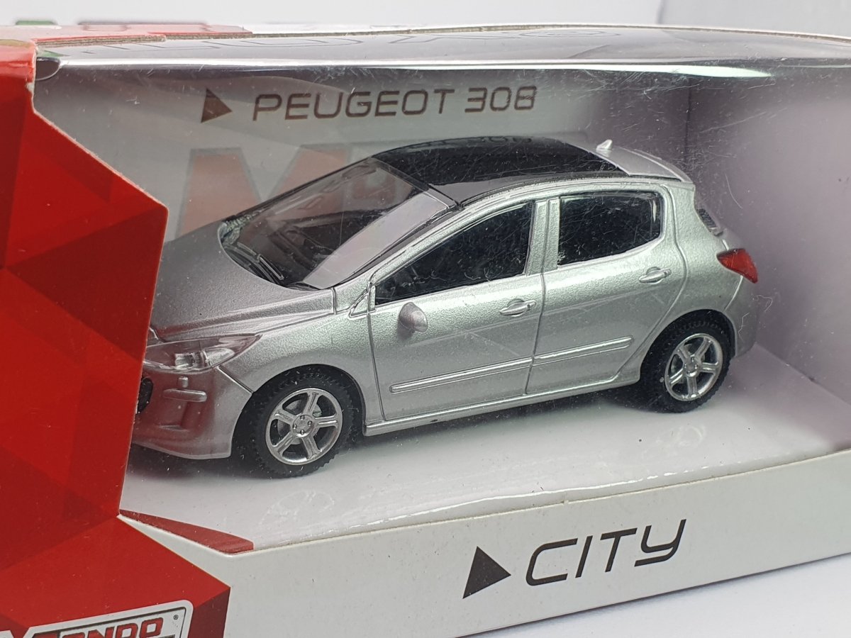 Peugeot 308 MondoMotors 1/43 Argento - RikiToys - MondoMotors