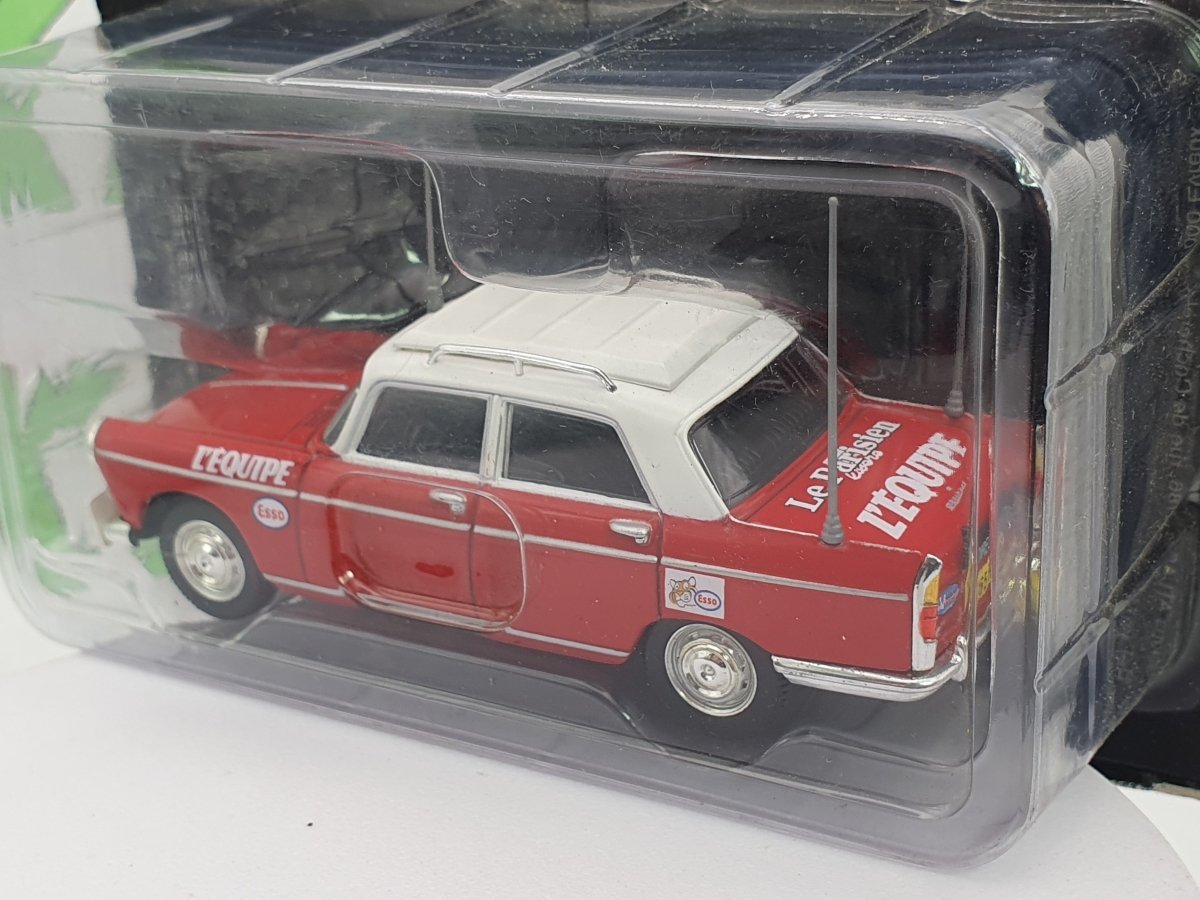 Peugeot 404 Edicola 1/43 Rosso 1968 - RikiToys - Edicola
