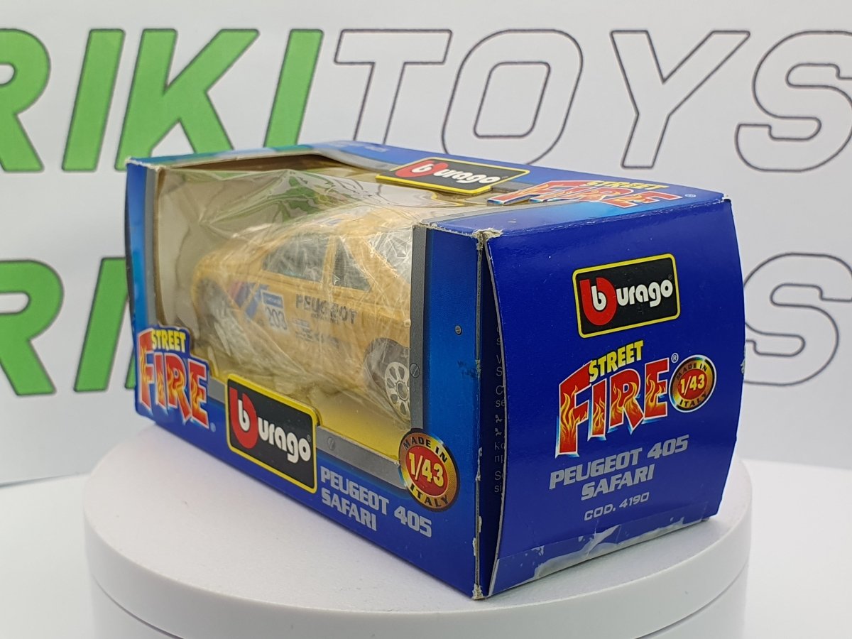 Peugeot 405 Paris - Dakar Burago 1/43 - RikiToys - Burago#