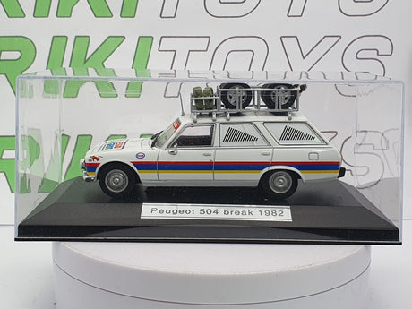 Peugeot 504 Break Edicola 1/43 Bianco - RikiToys - Edicola