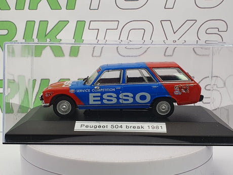 Peugeot 504 Break Edicola 1/43 Blu - RikiToys - Edicola