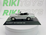Peugeot 504 Cabrio Norev 1/43 Argento 1969 - RikiToys - Norev