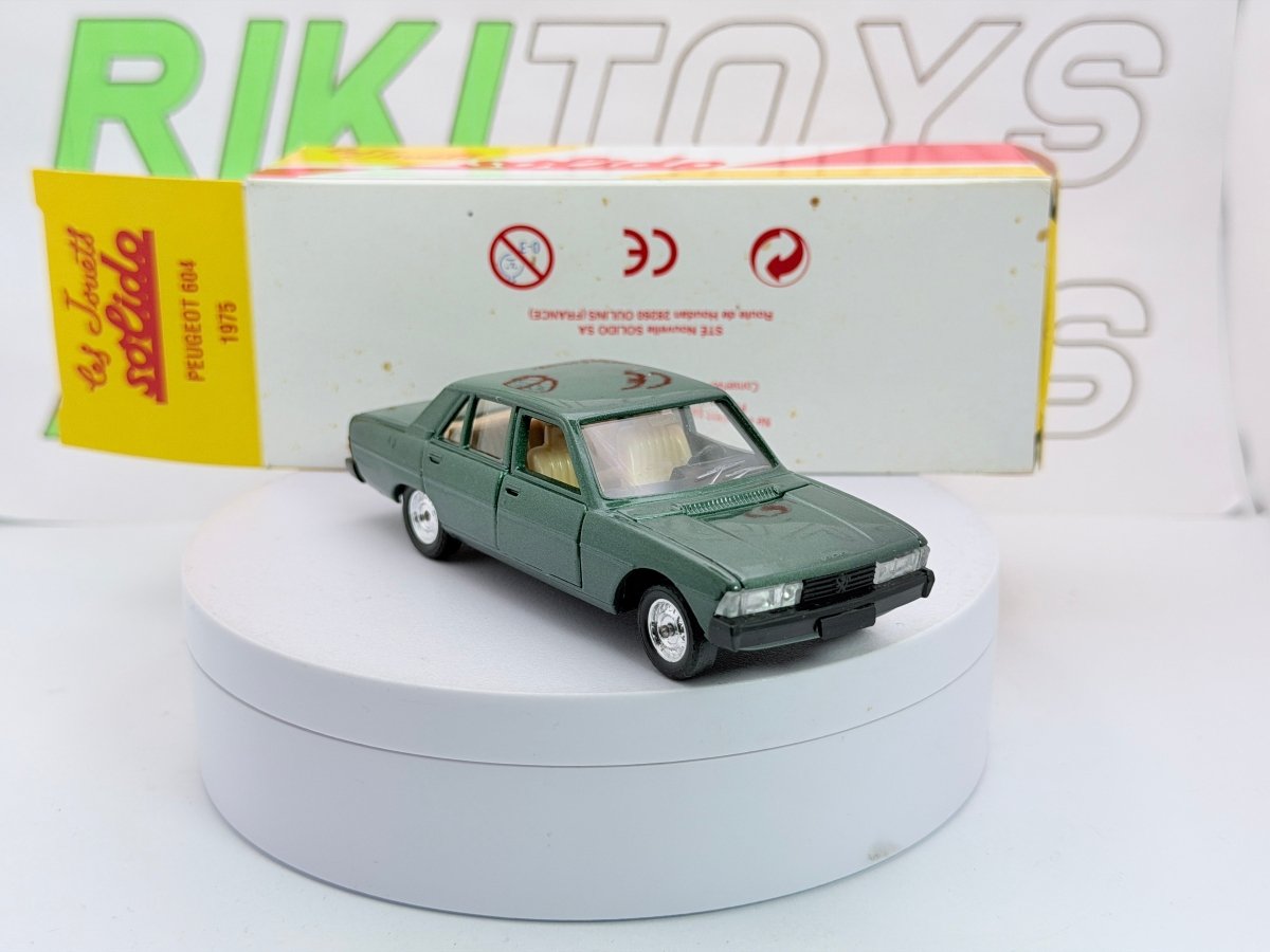 Peugeot 604 V6 SL Solido 1/43 Verde 1975 - RikiToys - Solido