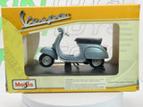 Piaggio Vespa 50 L Maisto 1/18 Azzurro metallizzato 1966 - RikiToys - Maisto