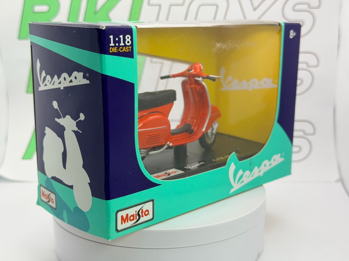 Piaggio Vespa GTR Maisto 1/18 Arancione 1968 - RikiToys - Maisto