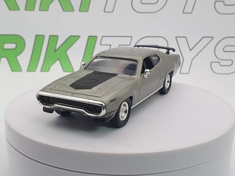 Plymouth GTX Road Signature 1/43 Argento 1971 - RikiToys - Road Signature