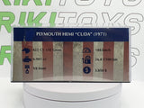 Plymouth Hemicuda 1971 Edicola 1/43 - RikiToys - Edicola#