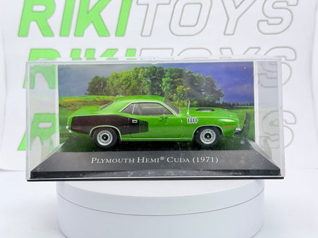 Plymouth Hemy Cuda Edicola 1/43 Verde 1972 - RikiToys - Edicola