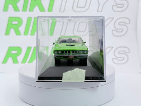 Plymouth Hemy Cuda Edicola 1/43 Verde 1972 - RikiToys - Edicola