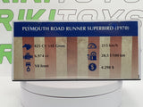 Plymouth Road Runner S.Bird 1970 Edicola 1/43 - RikiToys - Edicola#