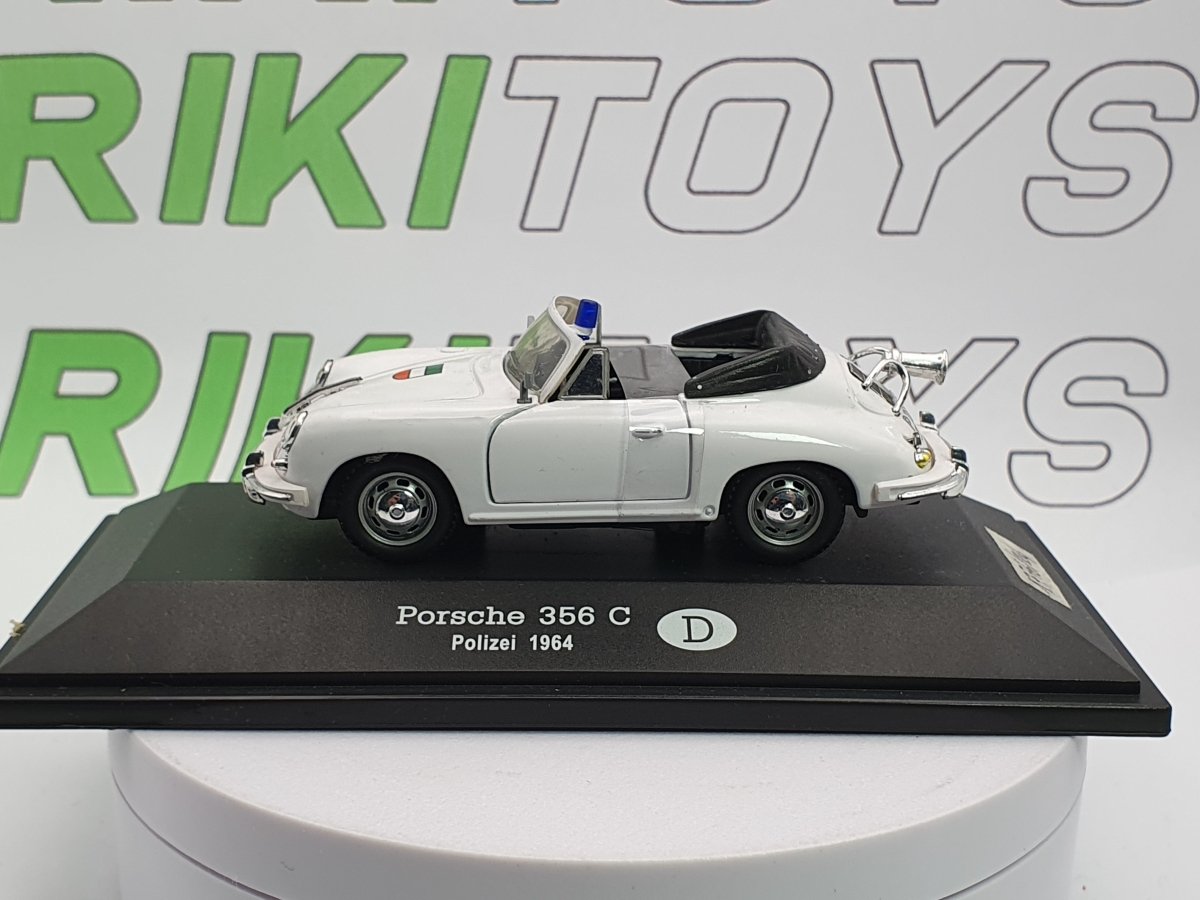 Porsche 356 C Spider Edicola 1/43 Bianco 1964 - RikiToys - Edicola