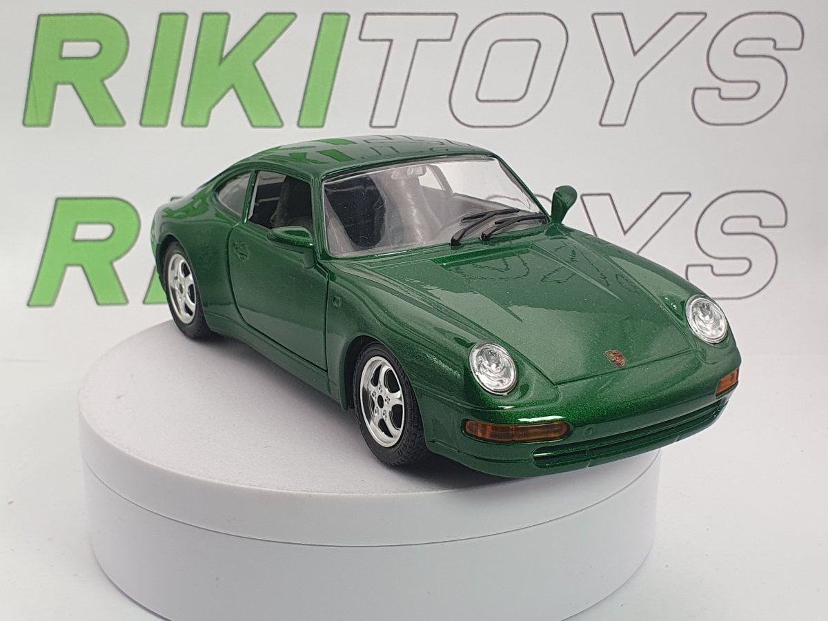 Porsche 911 993 Burago 1/24 Verde 1993 - RikiToys - Burago