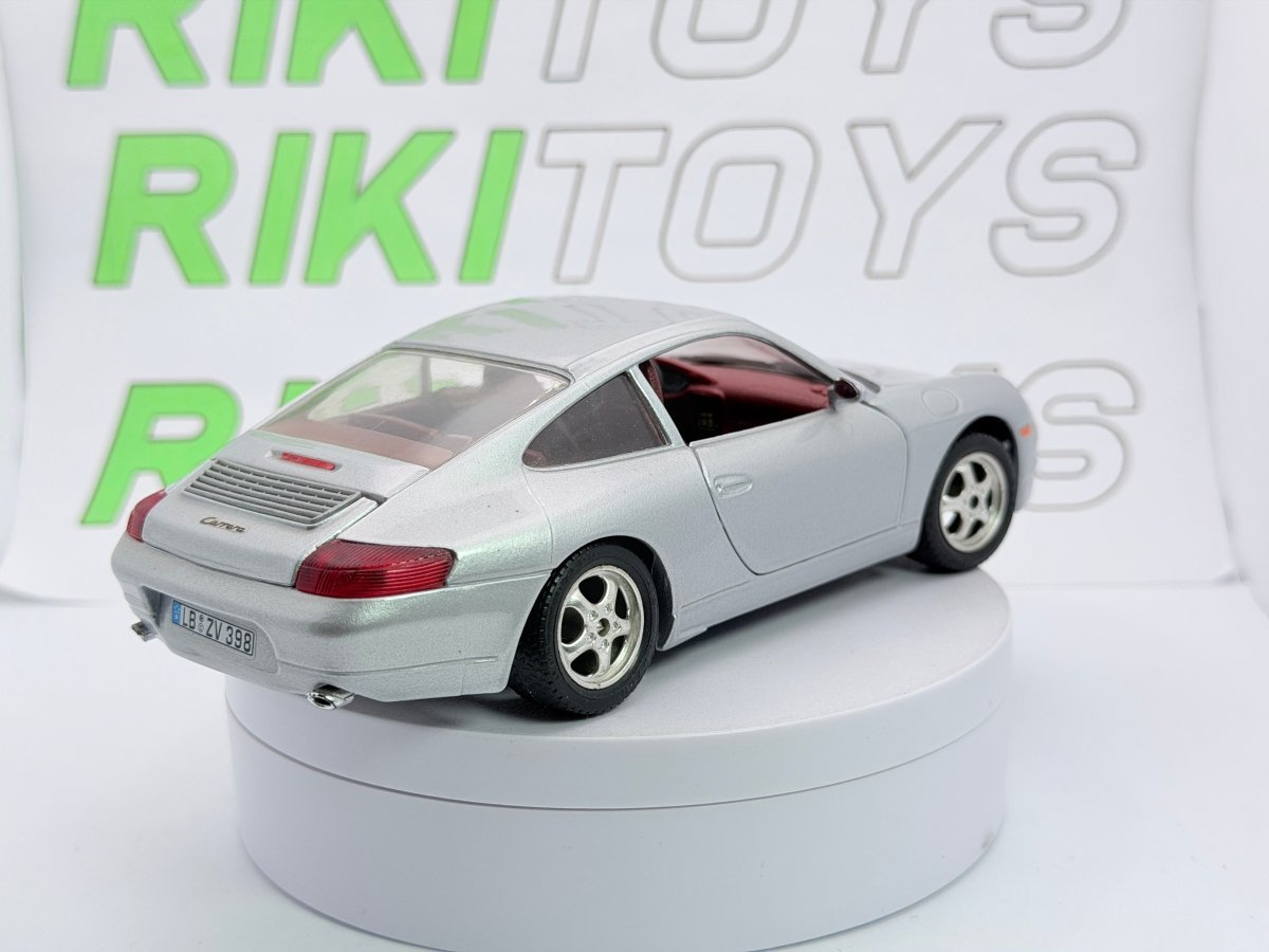 Porsche 911 997 Burago 1/24 Argento 1996 - RikiToys - Burago