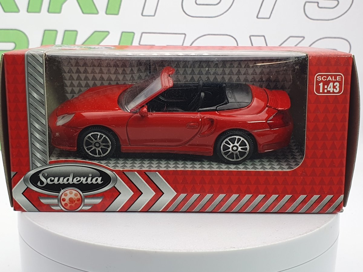 Porsche 911 Cabrio Scuderia Joy City 1/43 Rosso - RikiToys - Scuderia Joy City