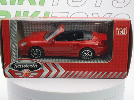 Porsche 911 Cabrio Scuderia Joy City 1/43 Rosso - RikiToys - Scuderia Joy City