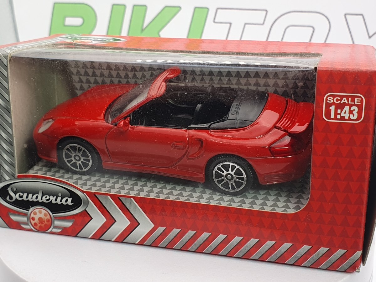Porsche 911 Cabrio Scuderia Joy City 1/43 Rosso - RikiToys - Scuderia Joy City