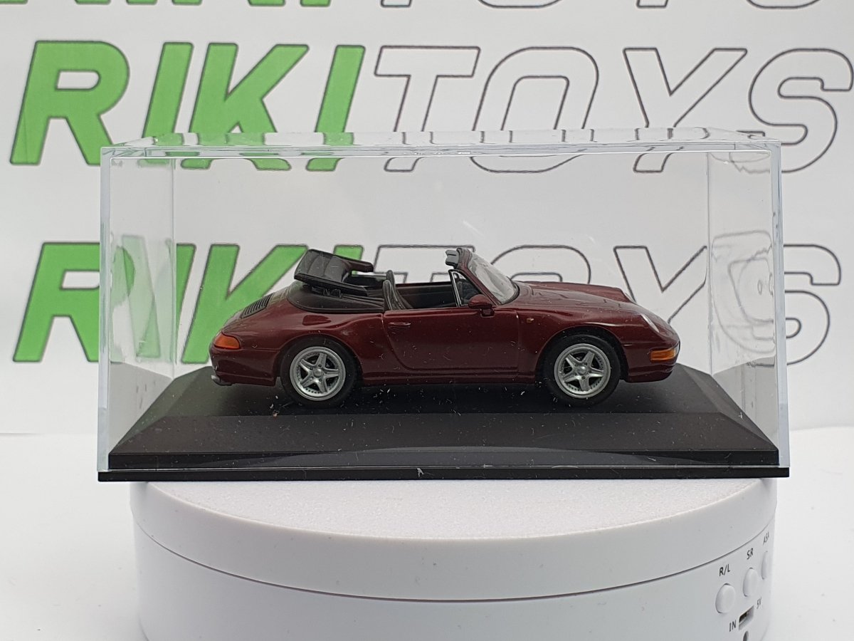 Porsche 911 Cabriolet Edicola 1/43 Bordeaux 1995 - RikiToys - Edicola#