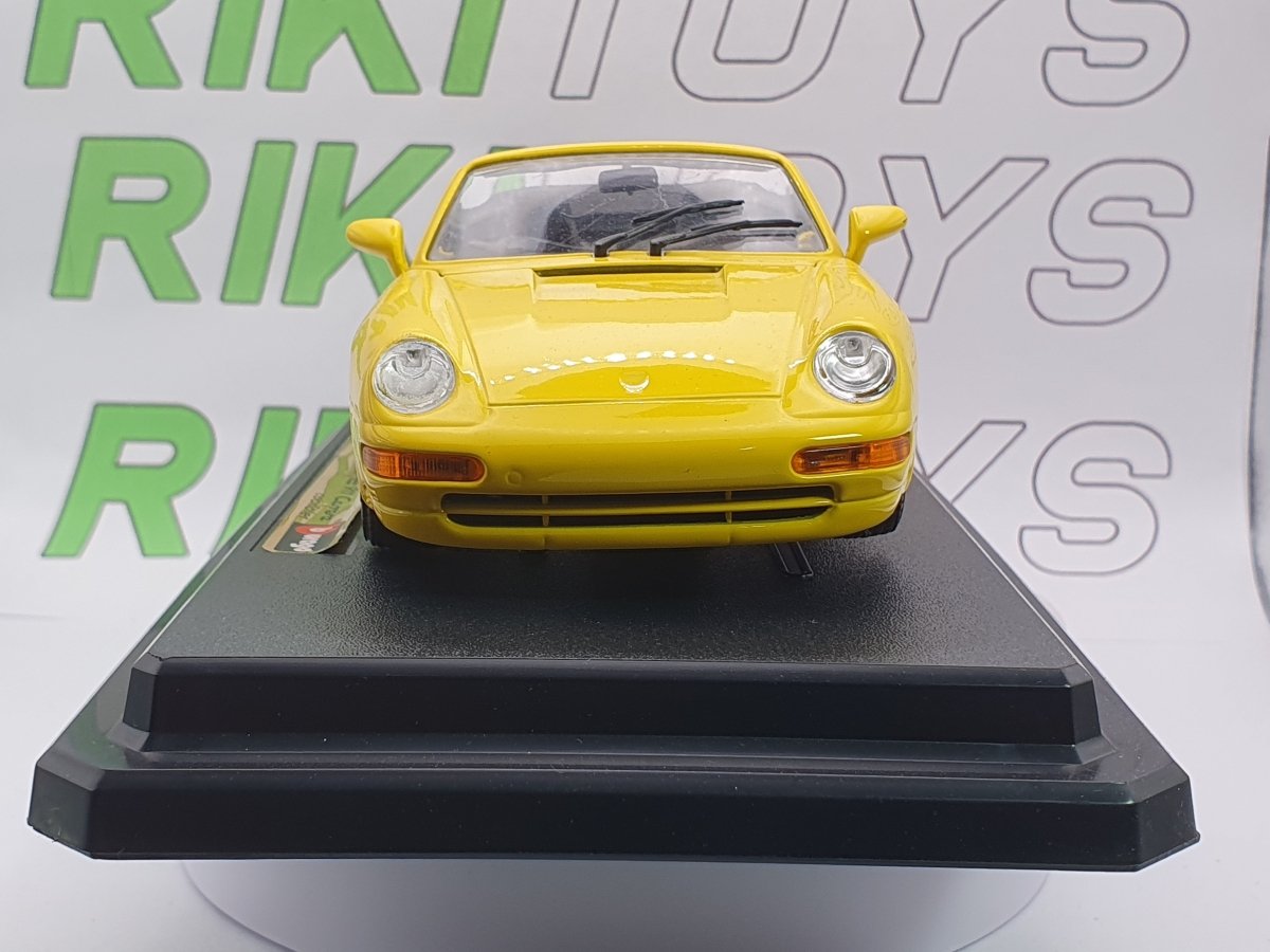 Porsche 911 Carrera 993 Burago 1/24 Giallo 1993 - RikiToys - Burago