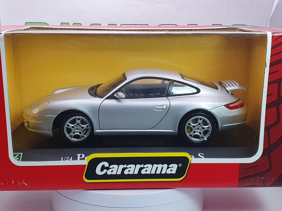 Porsche 911 Carrera 997 Cararama 1/24 Argento 2004 - RikiToys - Cararama