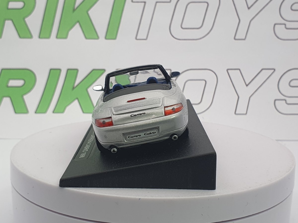 Porsche 911 Carrera Cabrio Edicola 1/43 Argento 1988 - RikiToys - Edicola