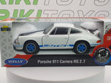 Porsche 911 Carrera RS Welly 1/40 Bianco 1973 - RikiToys - Welly
