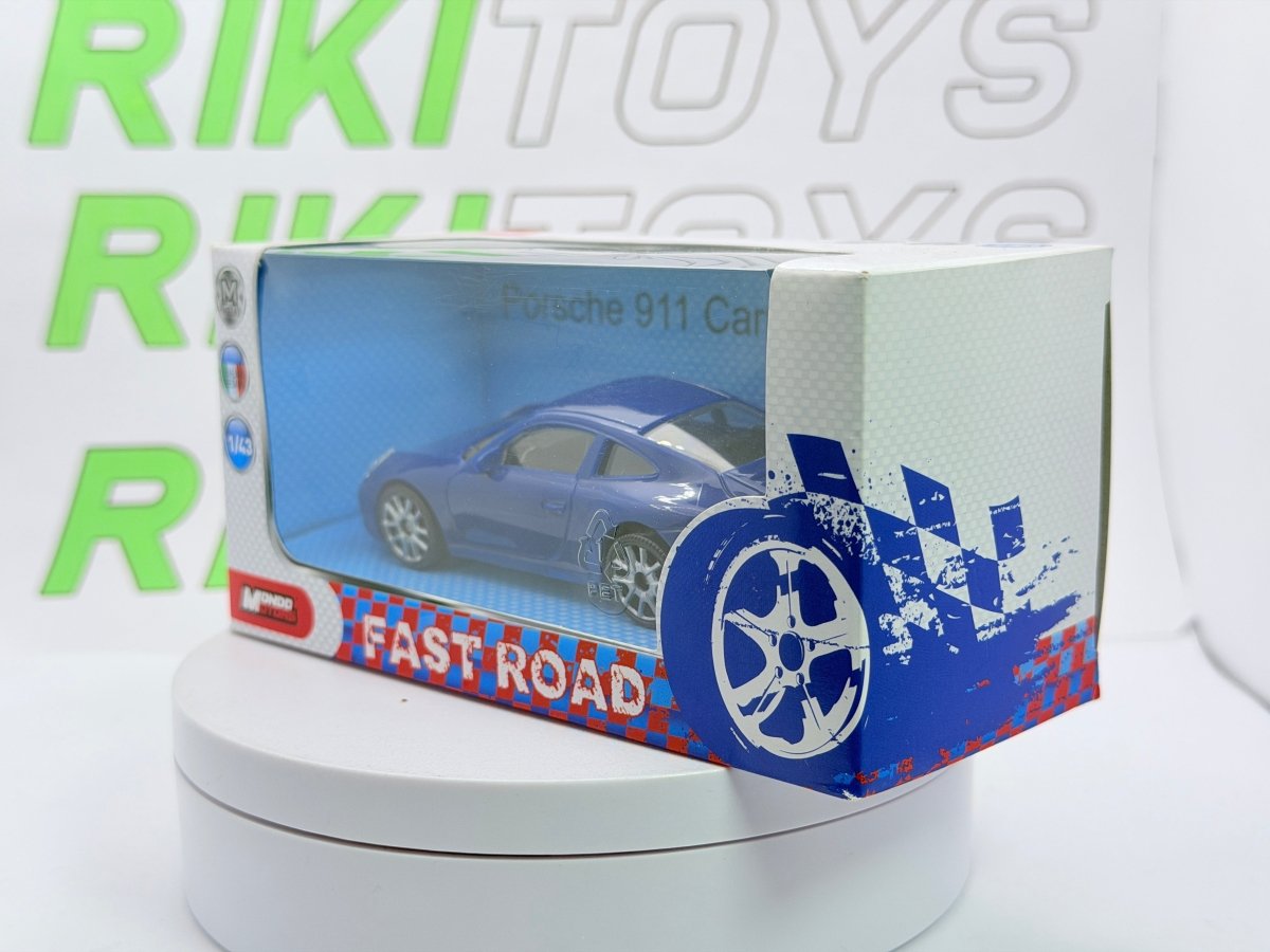 Porsche 911 Carrera S Mondo Motors 1/43 Blu - RikiToys - Mondo Motors