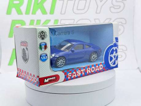 Porsche 911 Carrera S Mondo Motors 1/43 Blu - RikiToys - Mondo Motors