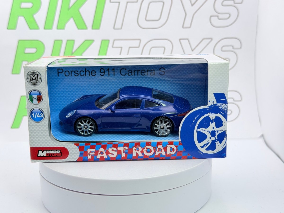 Porsche 911 Carrera S Mondo Motors 1/43 Blu - RikiToys - Mondo Motors