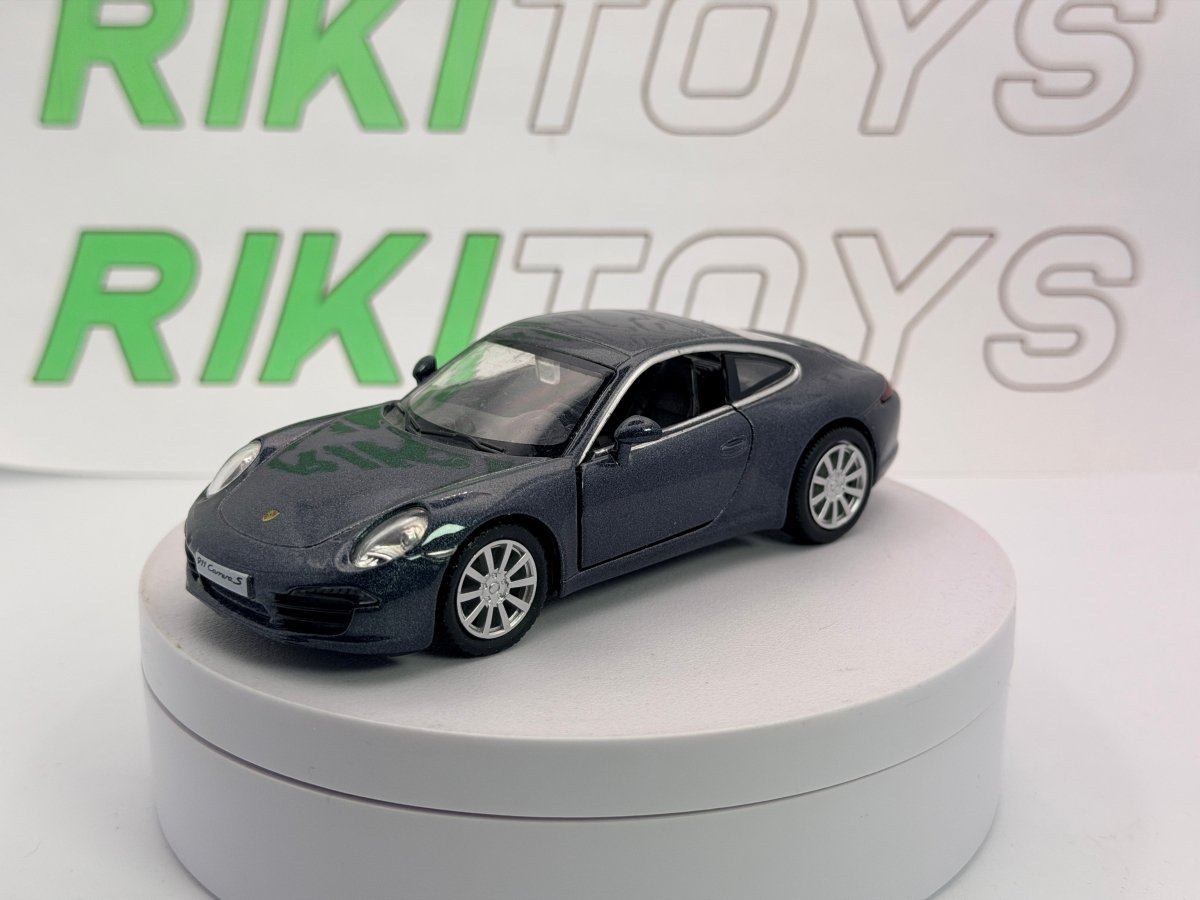 Porsche 911 Carrera S Uni Fortune 1/36 Grigio metallizzato - RikiToys - Uni Fortune