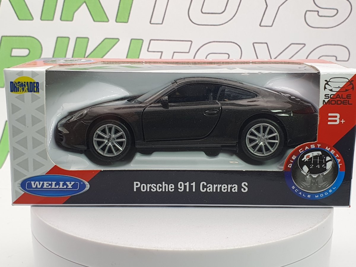 Porsche 911 Carrera S Welly 1/40 Nero - RikiToys - Welly