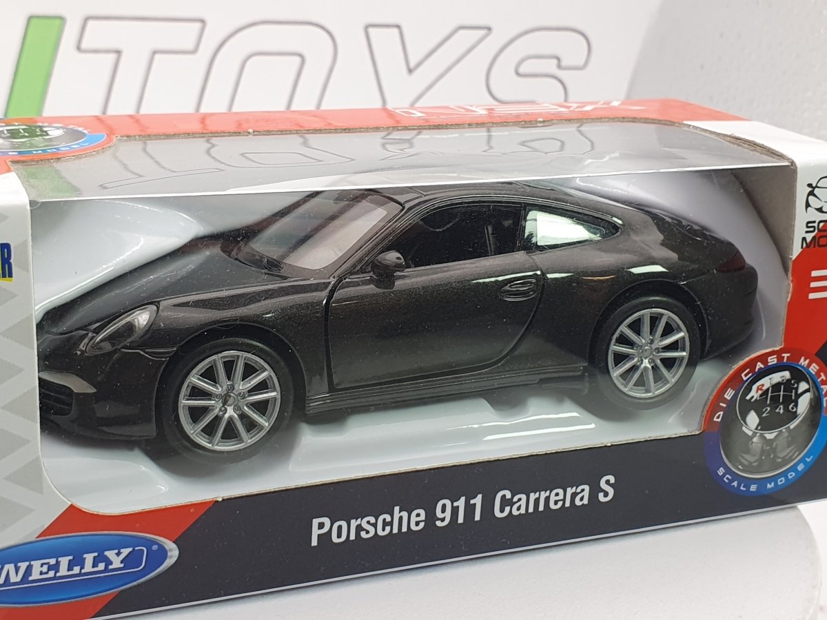 Porsche 911 Carrera S Welly 1/40 Nero - RikiToys - Welly