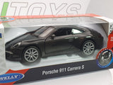 Porsche 911 Carrera S Welly 1/40 Nero - RikiToys - Welly