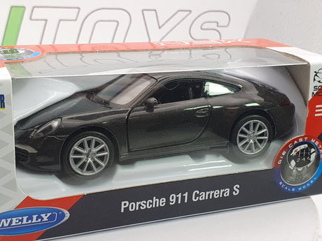 Porsche 911 Carrera S Welly 1/40 Nero - RikiToys - Welly