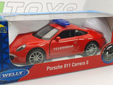 Porsche 911 Feuerwehr Welly 1/40 Rosso - RikiToys - Welly