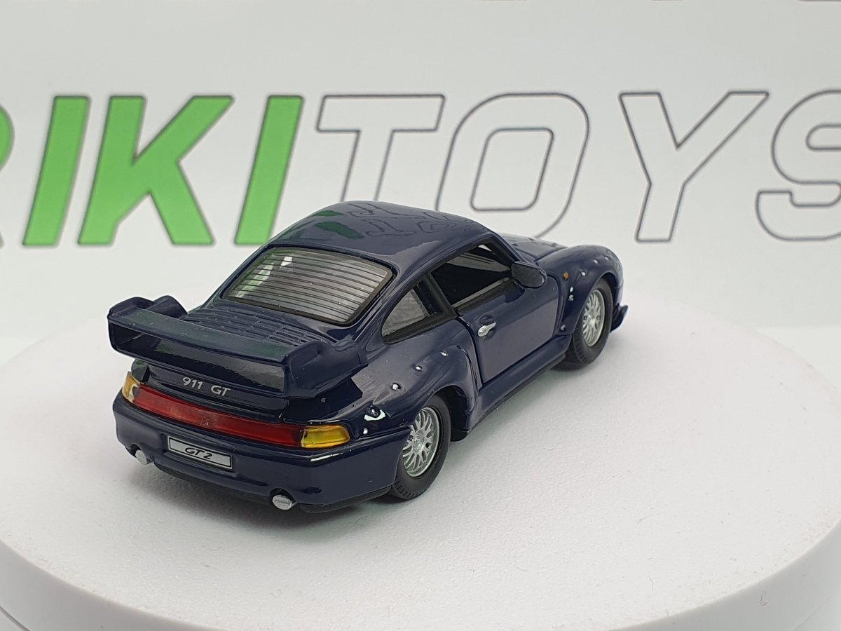Porsche 911 GT 2 Cararama 1/43 Blu 1999 - RikiToys - Cararama#