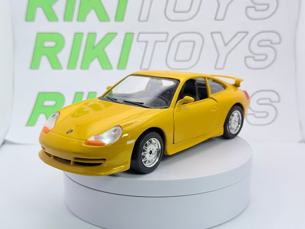 Porsche 911 GT3 Burago 1/24 Giallo 1997 - RikiToys - Burago