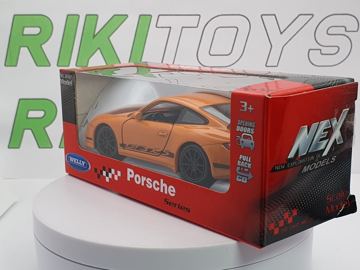 Porsche 911 GT3 RS Welly 1/38 Arancione 2006 - RikiToys - Welly#