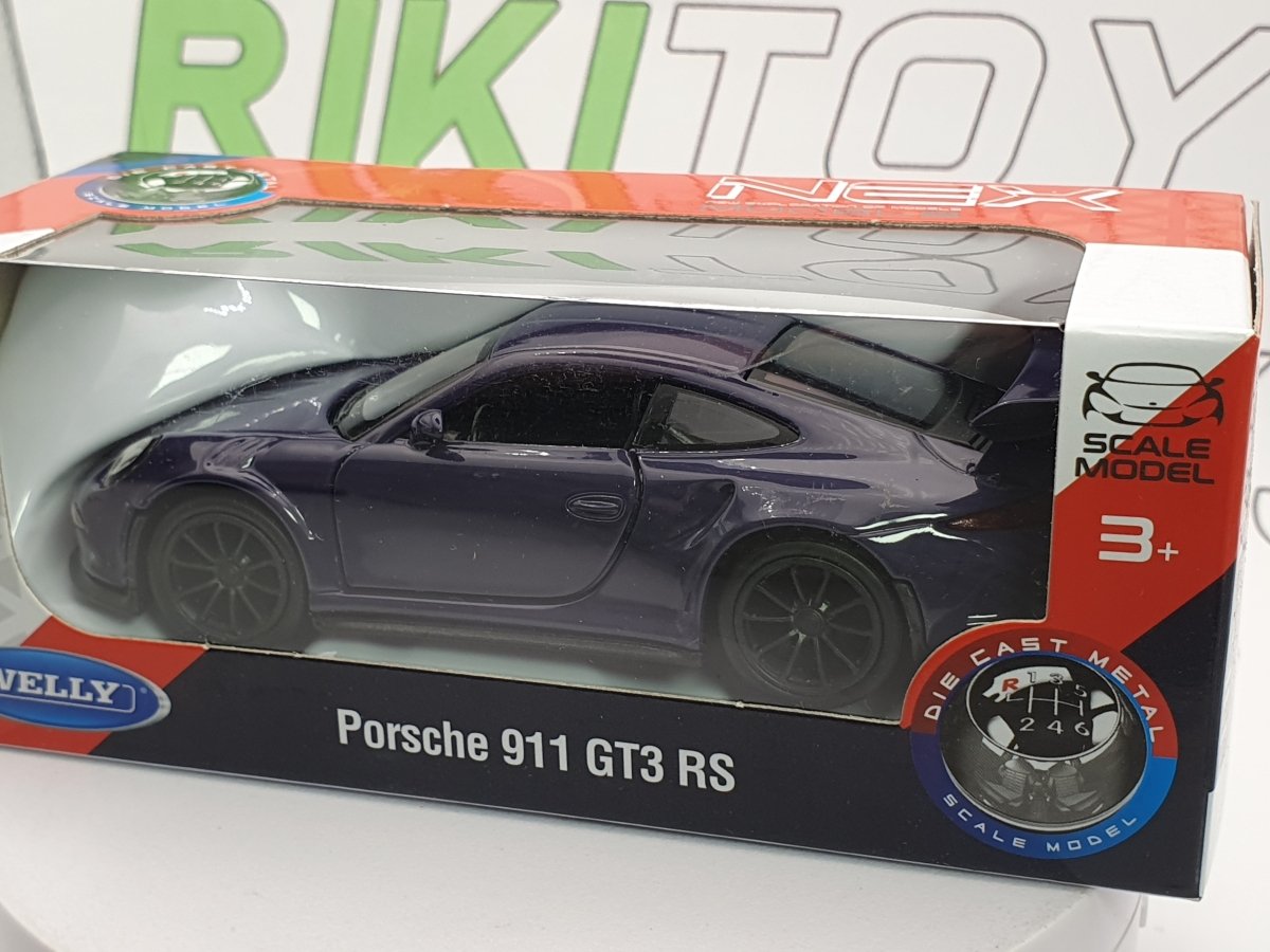 Porsche 911 GT3 RS Welly 1/40 Viola - RikiToys - Welly