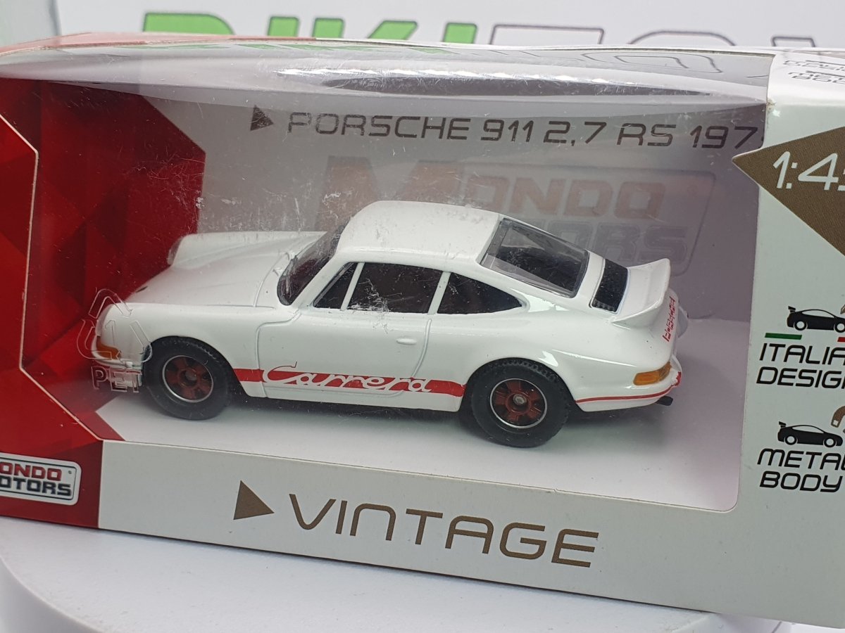 Porsche 911 RS MondoMotors 1/43 Bianco 1973 - RikiToys - MondoMotors