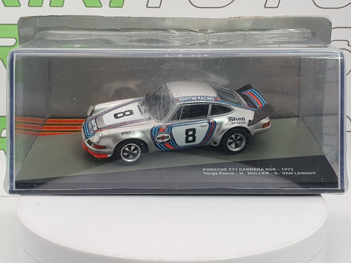 Porsche 911 RSR Ixo 1/43 Argento 1973 - RikiToys - Ixo