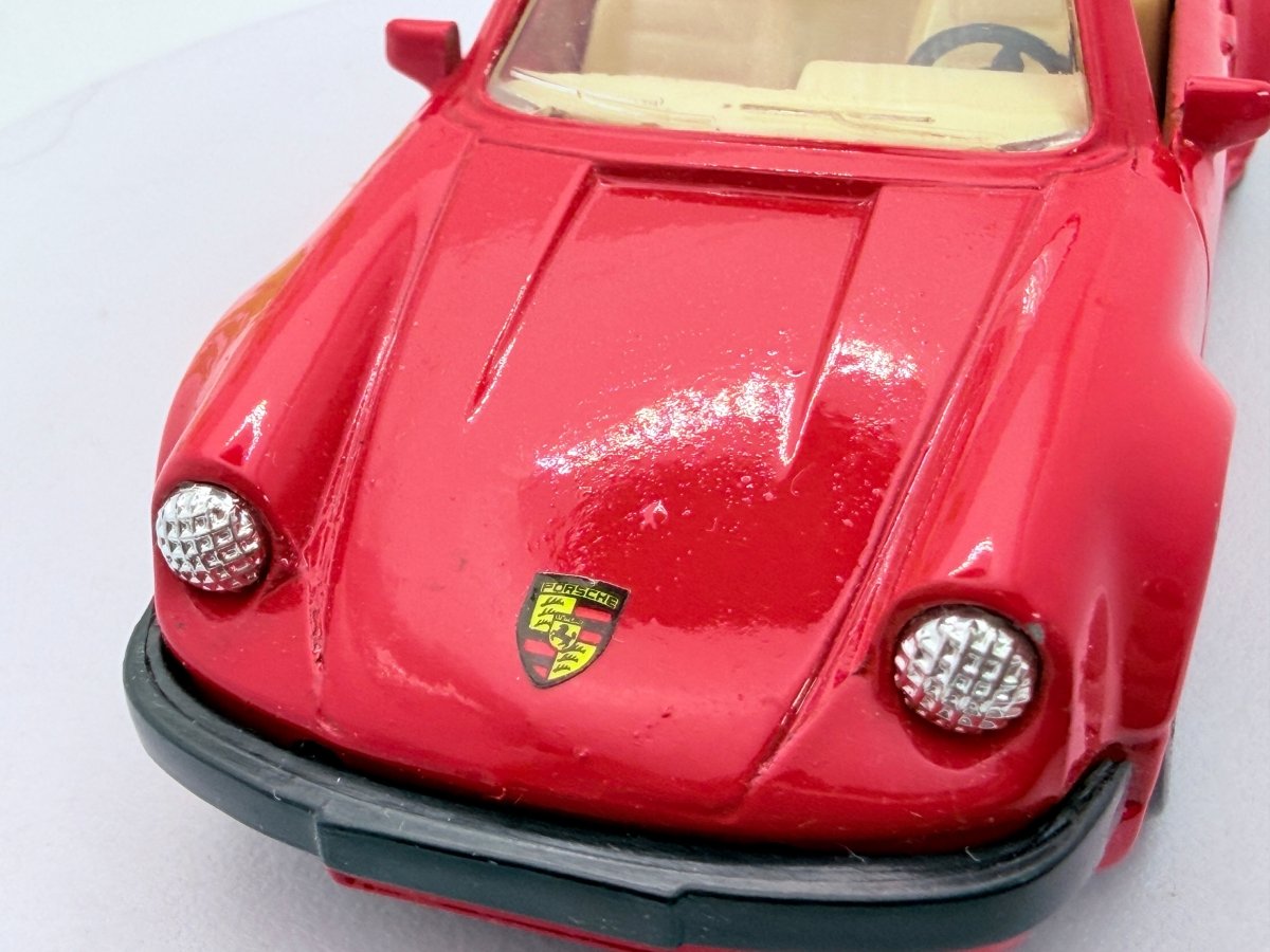 Porsche 911 SC Cabrio MC Toy 1/36 Rosso - RikiToys - MC Toy