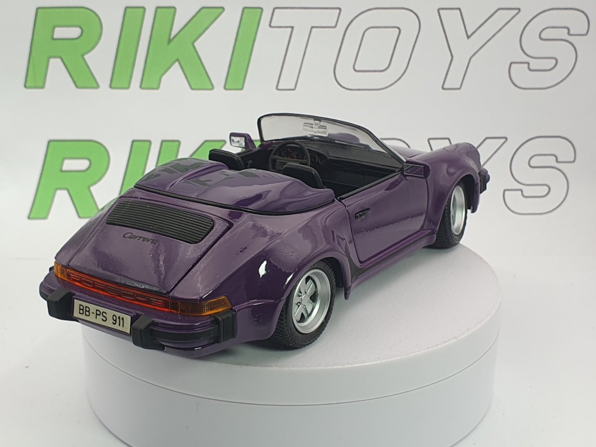 Porsche 911 Speedster Maisto 1/24 Viola 1989 - RikiToys - Maisto