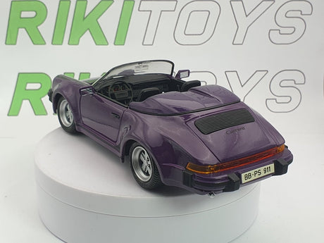 Porsche 911 Speedster Maisto 1/24 Viola 1989 - RikiToys - Maisto