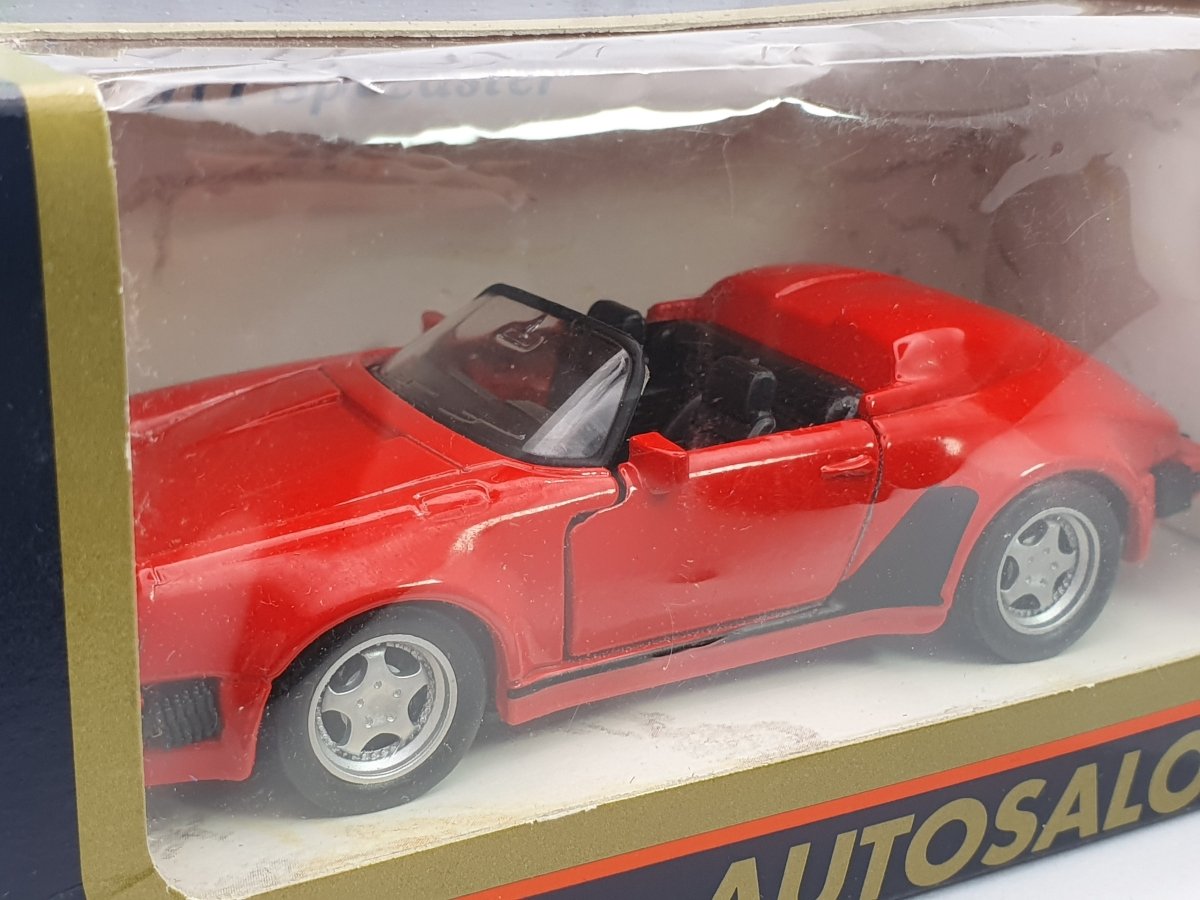 Porsche 911 Speedster Maisto 1/35 Rosso 1989 - RikiToys - Maisto